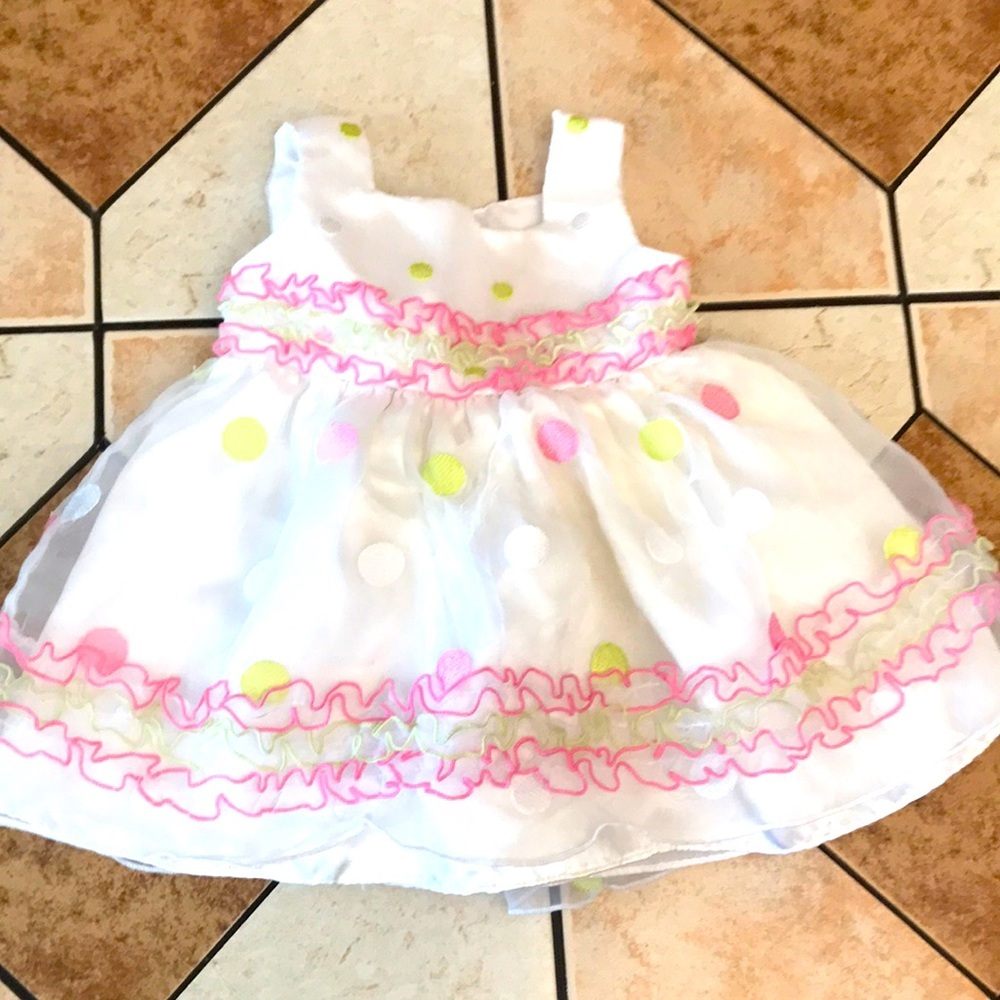 Youngland little baby girls floral Easter dress